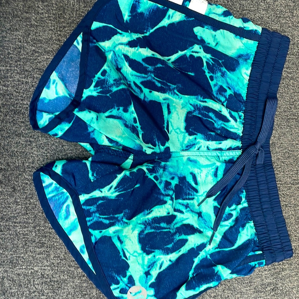 Hurley size S blue and teal shorts.